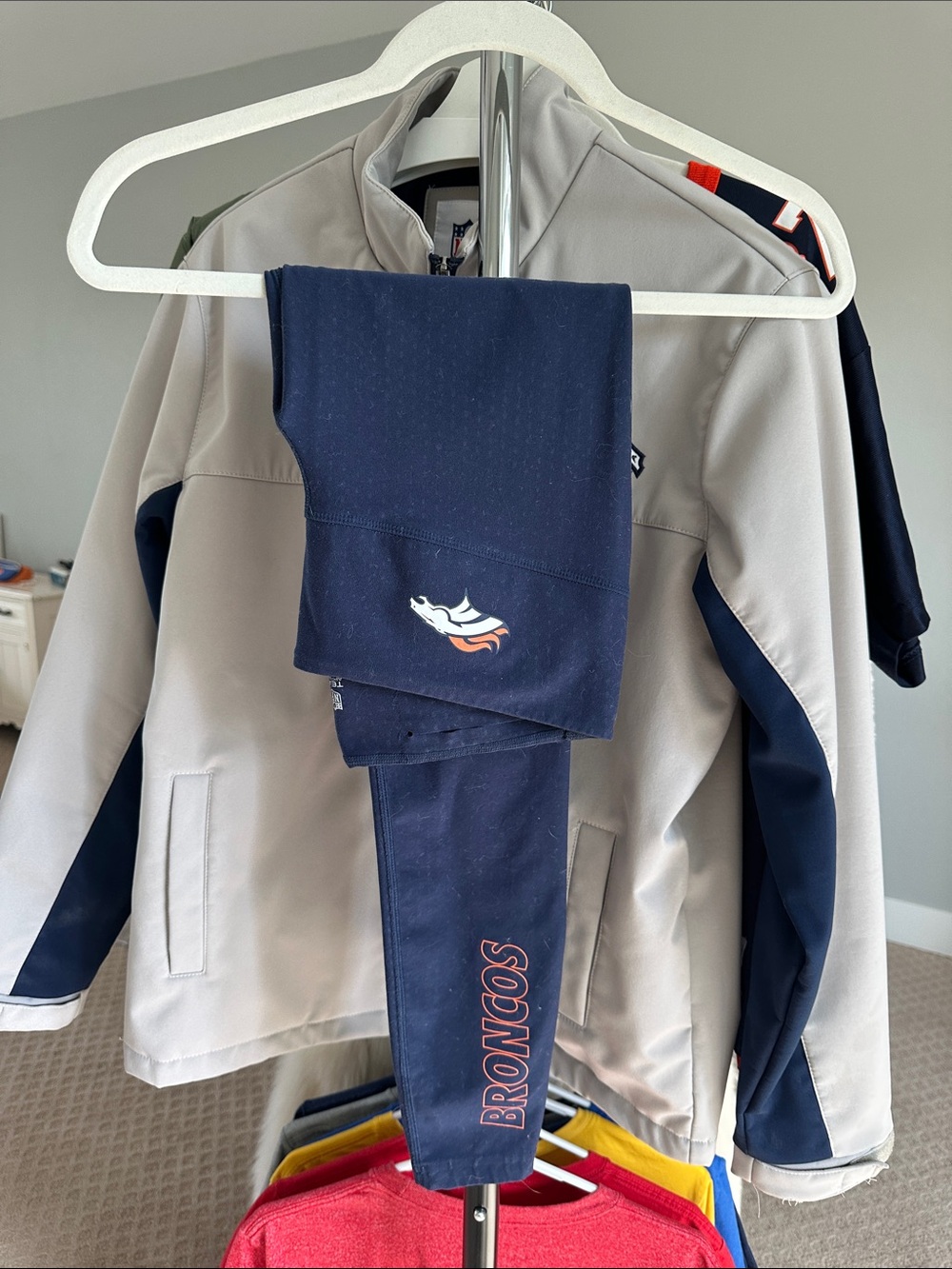 Denver broncos NFL WOMENS Navy leggings Pants small